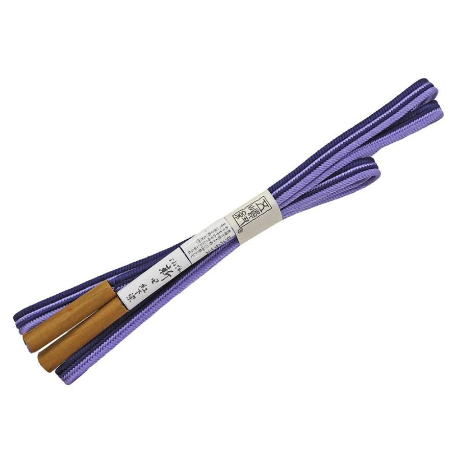 帯締め 正絹 五嶋紐 よねざわ新田 紅下染 ロングサイズ 日本製 平組 長