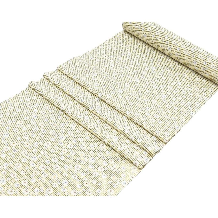 小紋 反物 ポリエステル テイジン シルフィル 縦縞花模様 洗える着物 新品 未仕立 小紋 反物 ポリエステル テイジン シルフィル 縦縞花模様 洗える着物