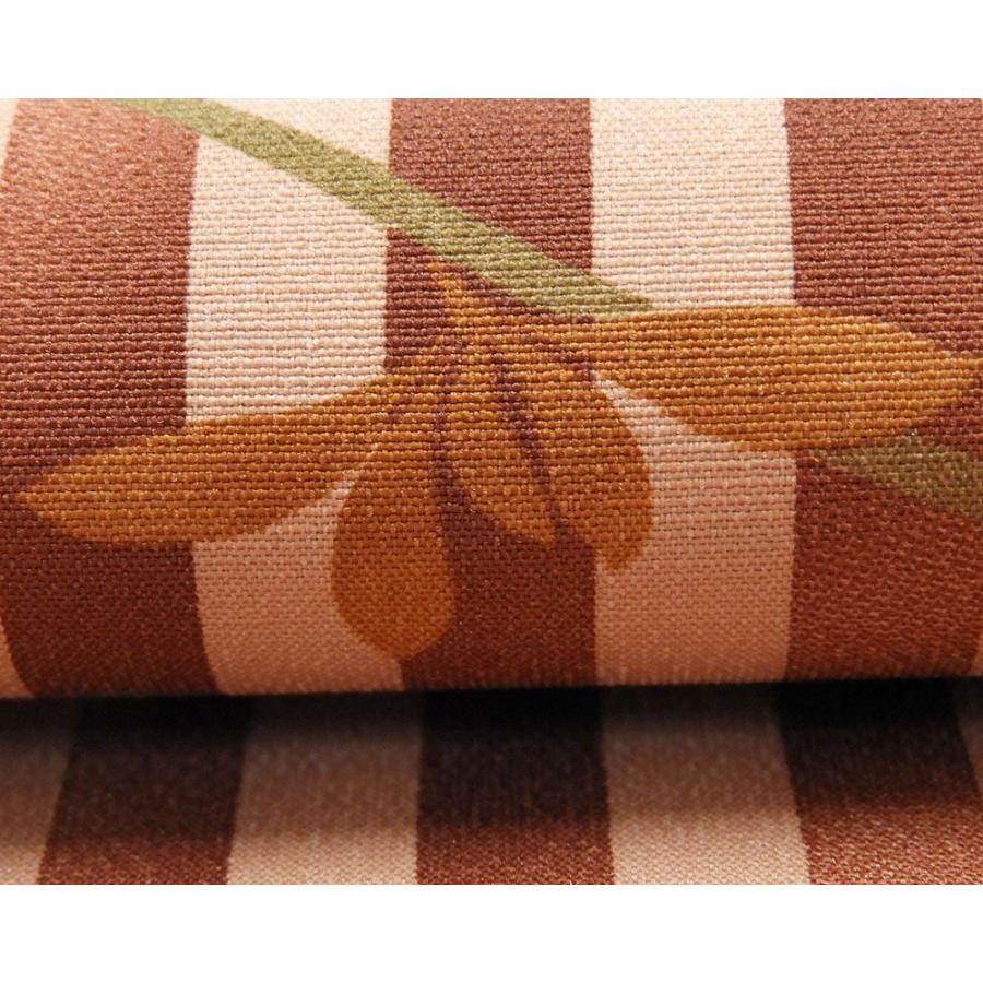 小紋 反物 ポリエステル 草花模様 洗える着物 レディース 新品 未仕立