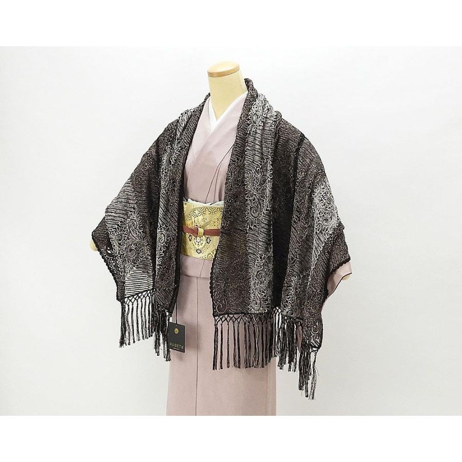 半額 50％OFF SALE ストール 無月 刺繍ショール シルク 羽織物 日本製 