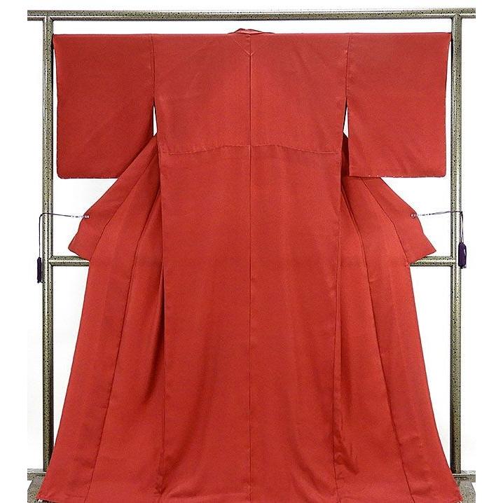 裄67 身丈168 袖49　色無地　単衣　一つ紋　桔梗紋　地紋有り　しつけ有り 186690065.jpg?cmsp_timestamp=