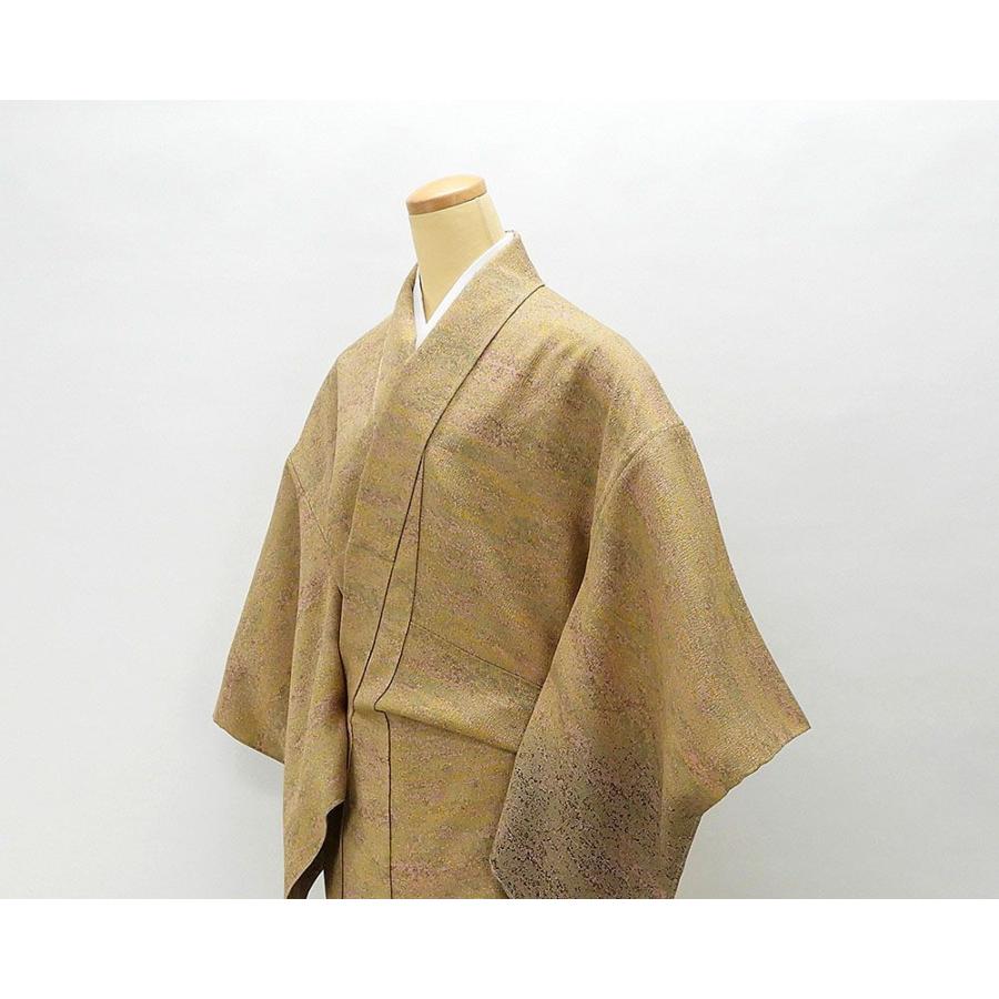 単衣 訪問着 新品仕立済 正絹 陶彩染 加藤唐九郎 身丈164.5cm 裄丈68cm