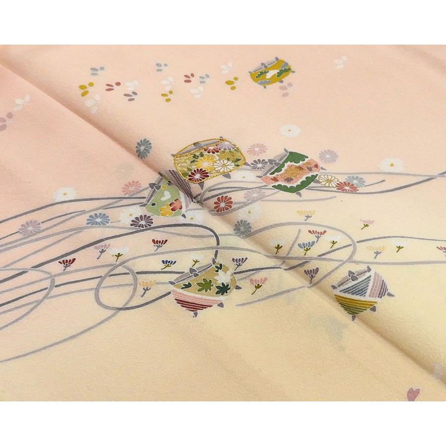 単衣 訪問着 新品仕立済 正絹 単衣 四季花糸巻模様 身丈166cm 裄丈68cm 新品 仕立て上がり 着物 wb1087 単衣 訪問着 新品仕立済 正絹 四季花糸巻模様 身丈166cm 裄丈68cm 新品