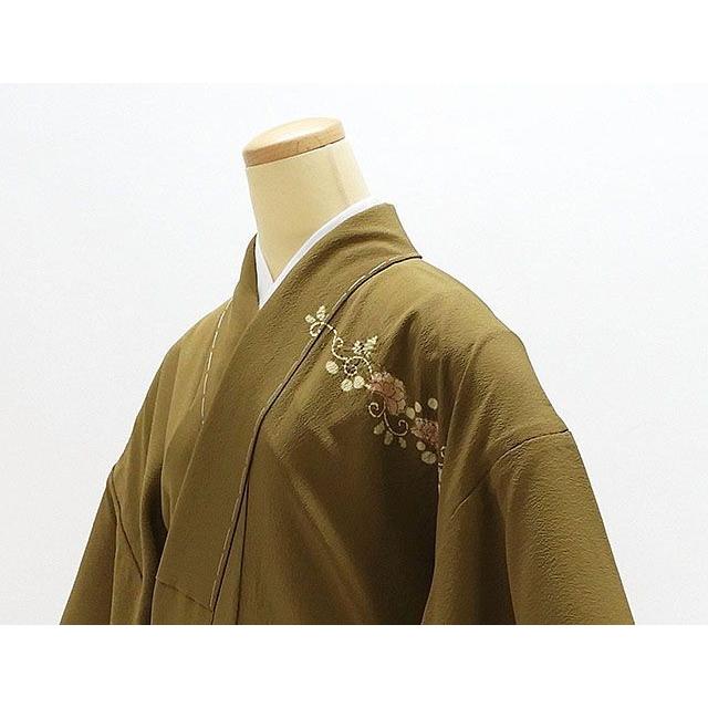 20％OFF！SALE 単衣 訪問着 新品 仕立て上がり 正絹 単衣 十日町友禅 滝泰謹製 絞り辻が花 訪問着 新品仕立済 着物 wb1582の画像