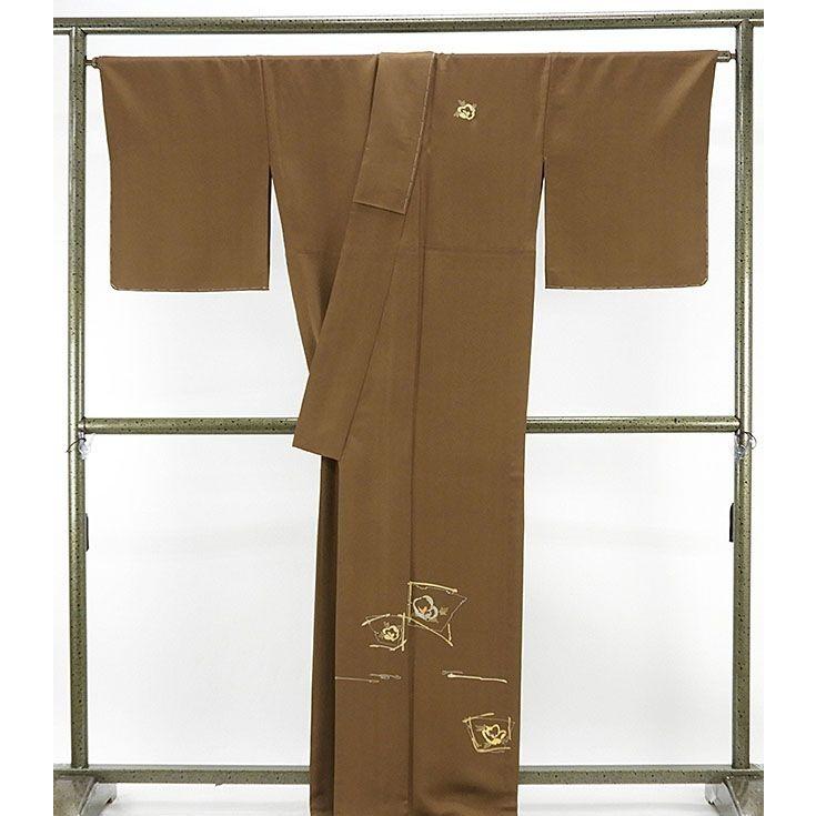 20％OFF！SALE 単衣 訪問着 新品 仕立て上がり 正絹 単衣 刺繍花格子模様 訪問着 新品仕立済 着物 wb1587の画像