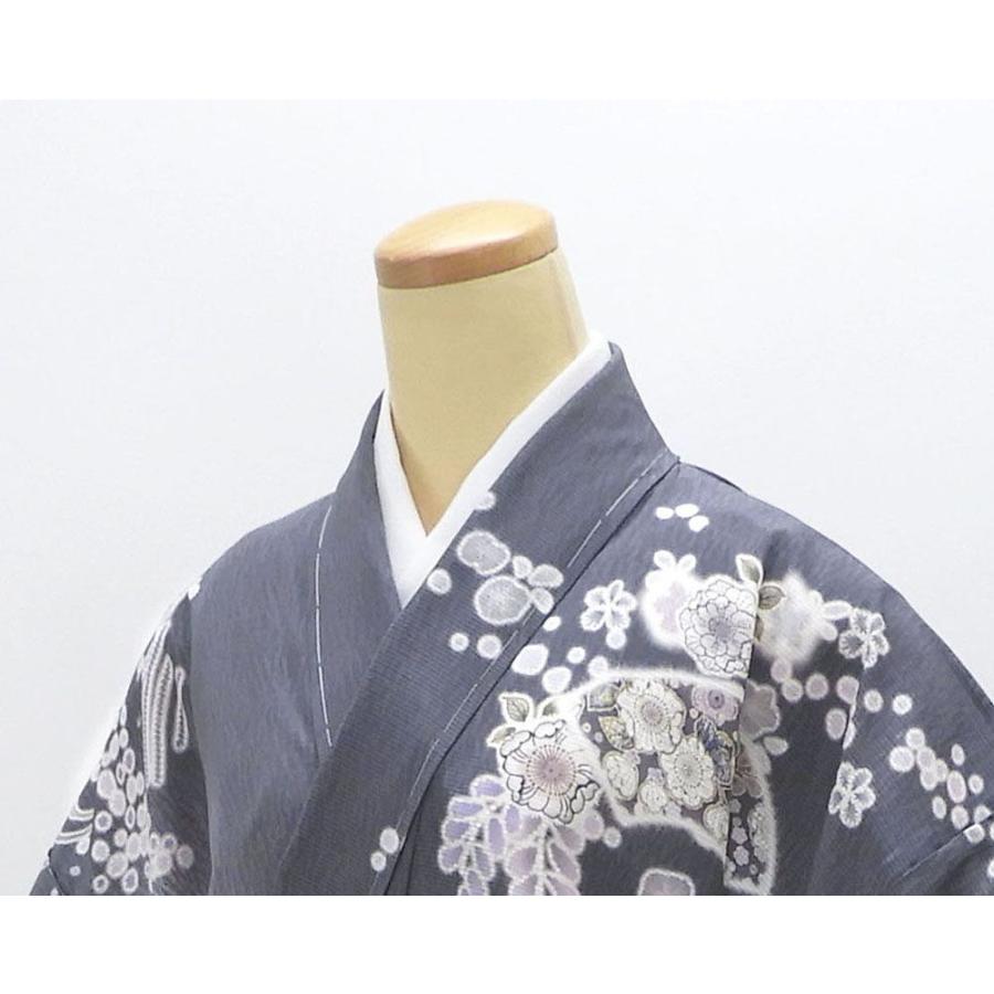 夏物 絽訪問着 新品 仕立上がり 正絹 地紙 辻が花 身丈163.5cm 裄丈 