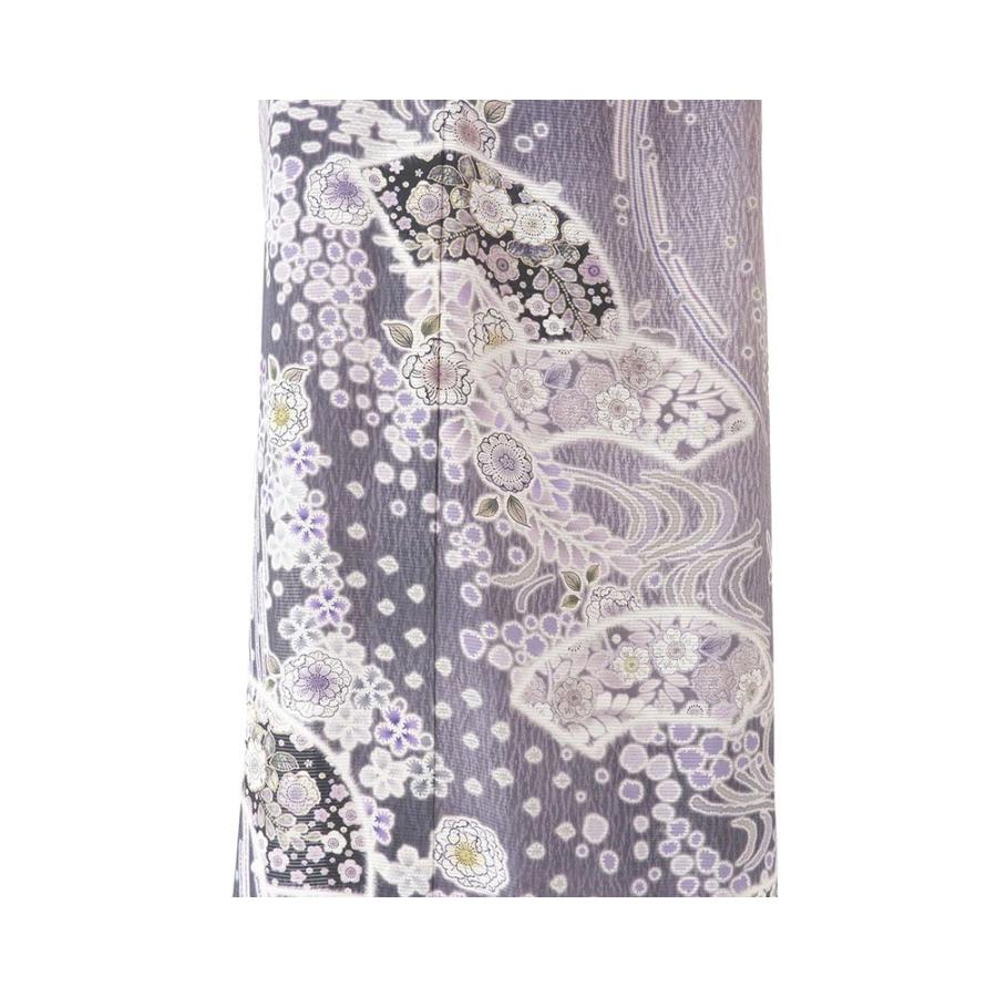 夏物 絽訪問着 新品 仕立上がり 正絹 地紙 辻が花 身丈163.5cm 裄丈 