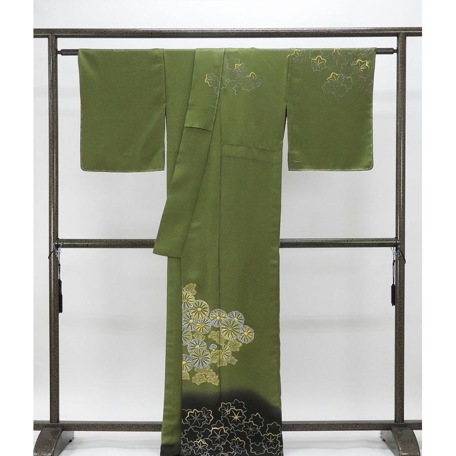 単衣 訪問着 新品 仕立上がり 正絹 皇室デザイナー 中村乃武夫作 身丈