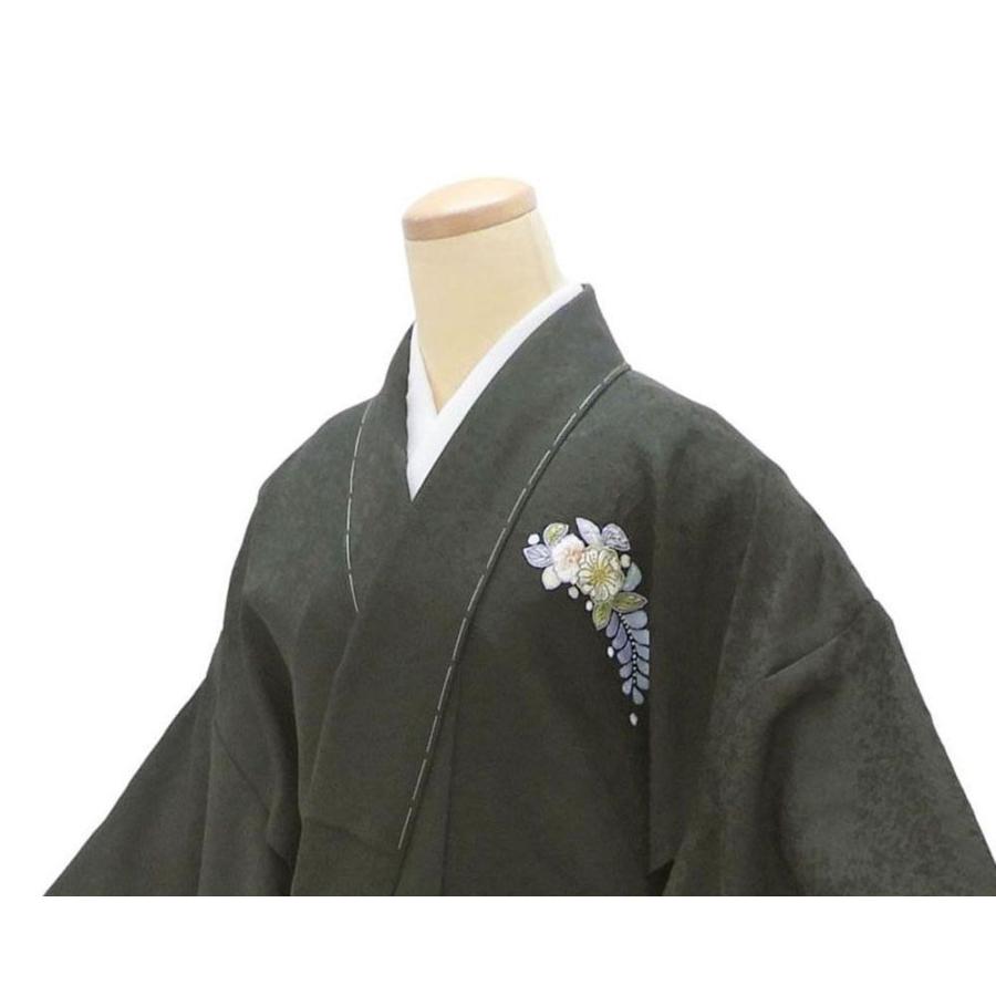単衣 訪問着 新品 仕立上がり 正絹 辻が花 身丈165cm 裄丈68cm 仕立済 着物 wb5031の画像