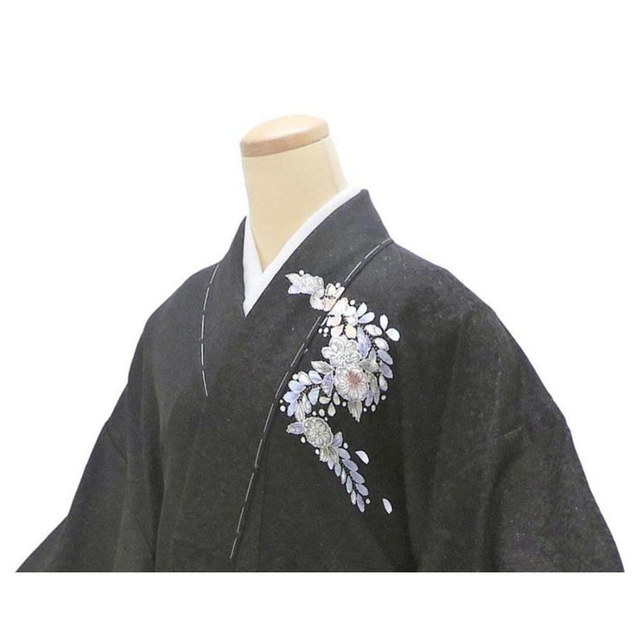 単衣 訪問着 新品 仕立上がり 正絹 辻が花 身丈165cm 裄丈68cm 仕立済 着物 wb5040の画像
