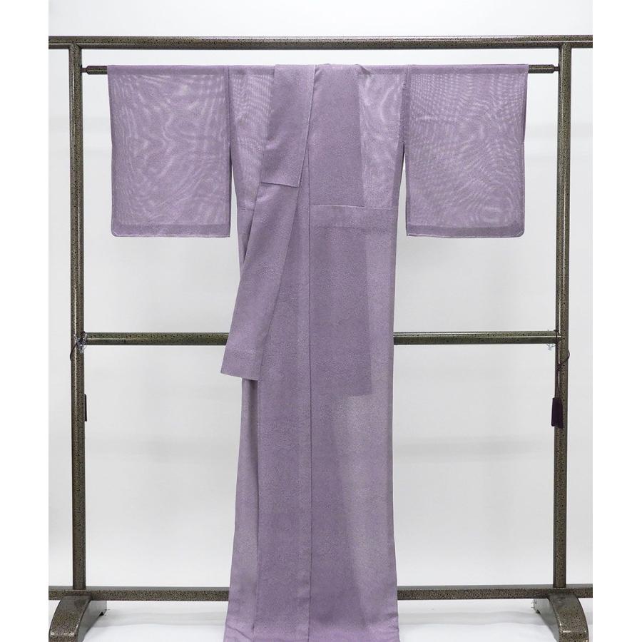 夏物 江戸小紋 新品 仕立上がり 正絹 草花 五泉駒絽 身丈172cm 裄丈