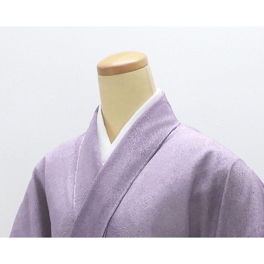 夏物 江戸小紋 新品 仕立上がり 正絹 草花 五泉駒絽 身丈172cm 裄丈69cm 夏用 夏物 仕立済 着物 wc2190の画像