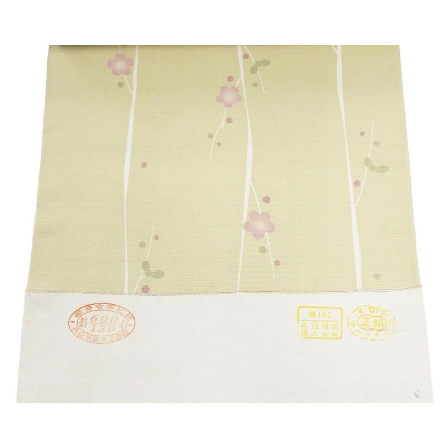夏物 小紋 反物 正絹 絽 梅模様 新品 未仕立 wc3035 : きもの翔鶴