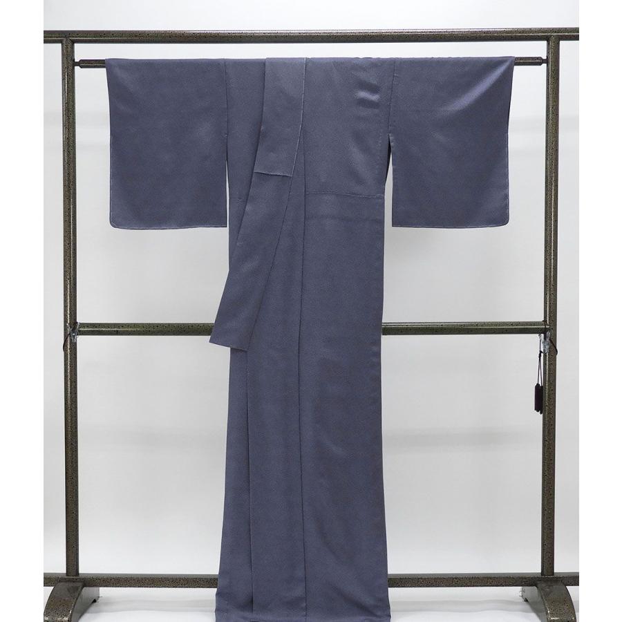 単衣 江戸小紋 新品 仕立上がり 正絹 大小霰 身丈164.5cm 裄丈68.5cm