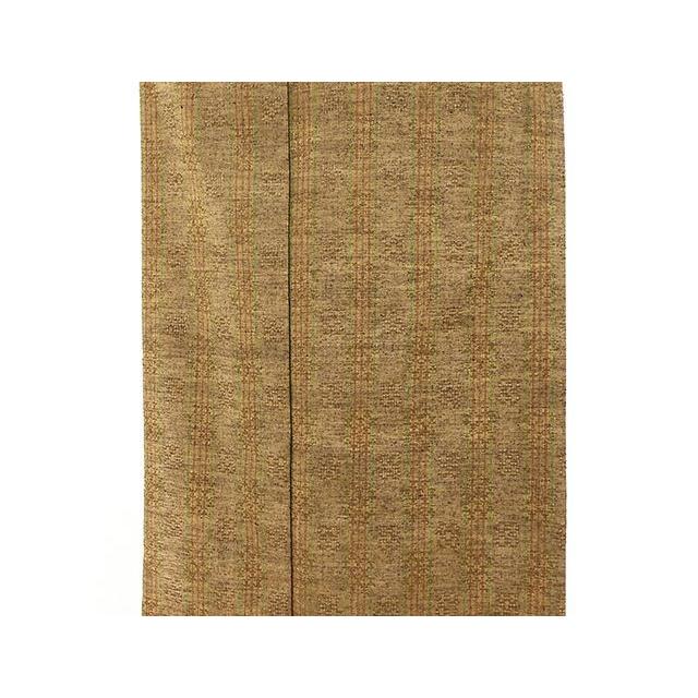 20％OFF！SALE 単衣 紬 新品仕立済 正絹 単衣 琉里縞 花織文様 紬 新品 仕立て上がり 着物 wd1008の画像