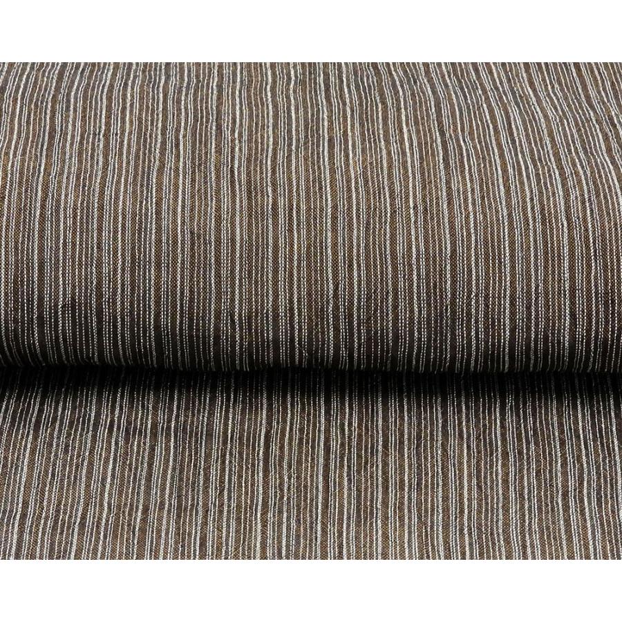 夏物 縮 反物 本麻 縦縞模様 小千谷ちぢみ 小千谷縮 キングサイズ 新品