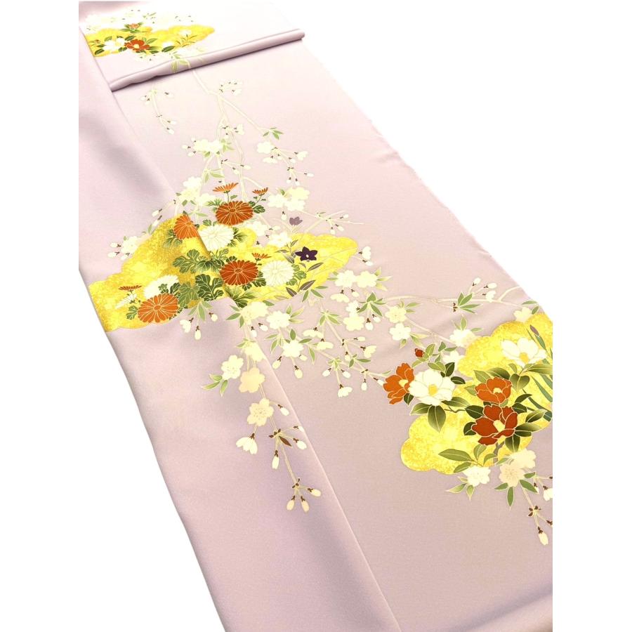 逸品！尾形光琳松竹梅図柄和装バッグ