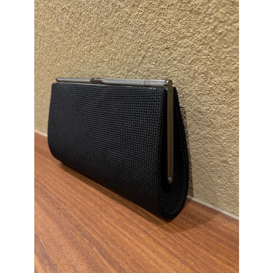 和装 洋装 喪服用 バッグ クラッチバッグ 黒地 組織バッグ 現品限り