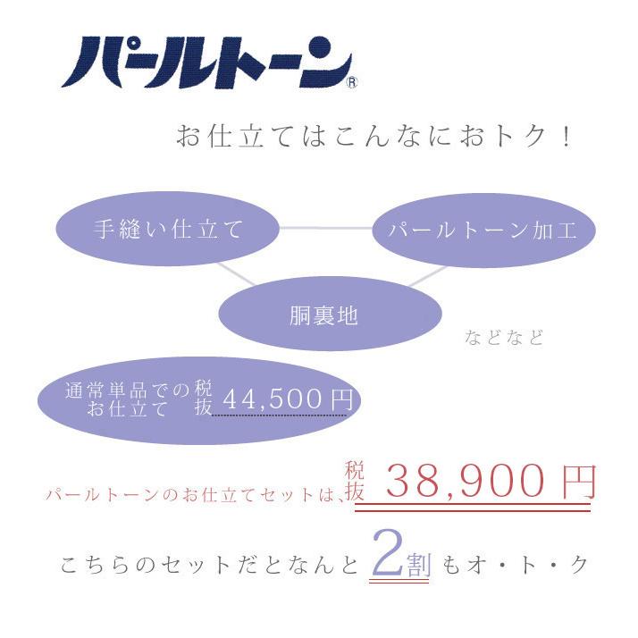 パールトーン加工 お仕立て セット 小紋 撥水 防カビ 汚れも安心 ガード加工 sin3531pt