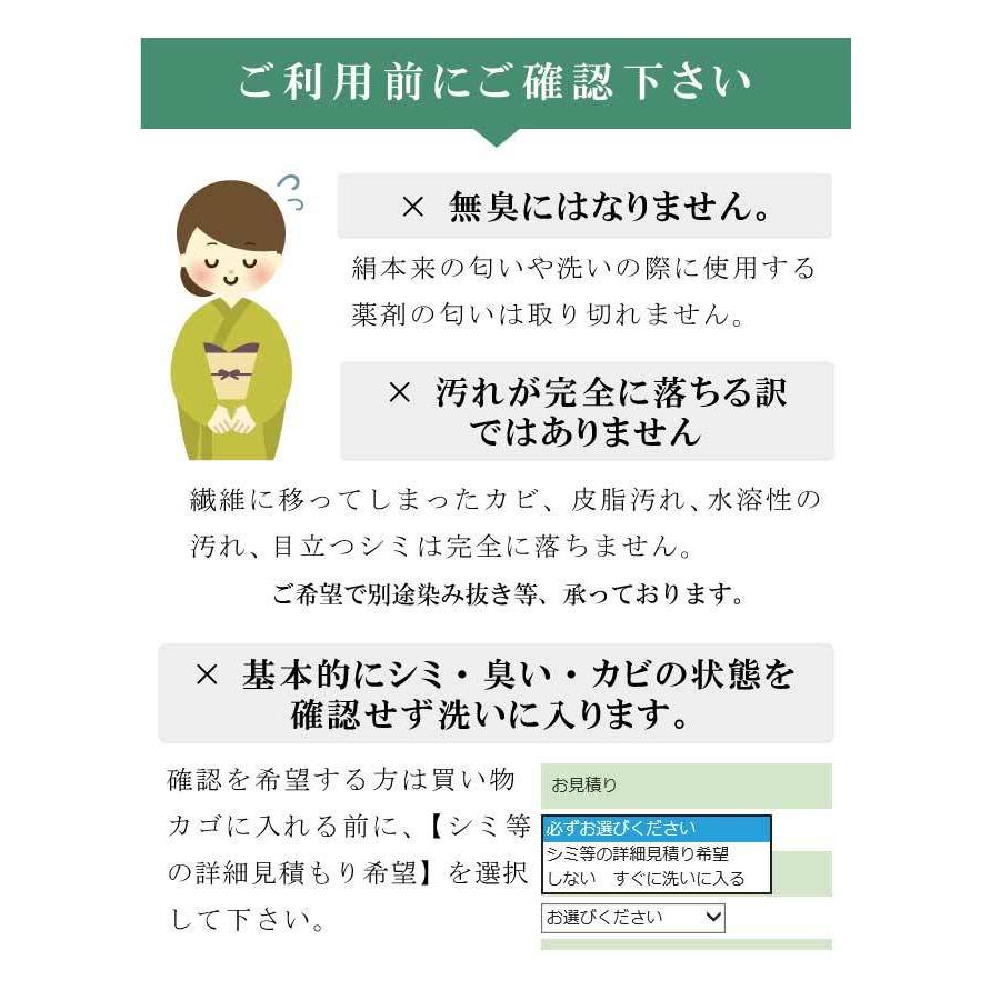 着物 クリーニング オゾン京洗い 振袖用 着物+帯+長襦袢３点セット 臭いと菌に着目 sin8950-shitate_9