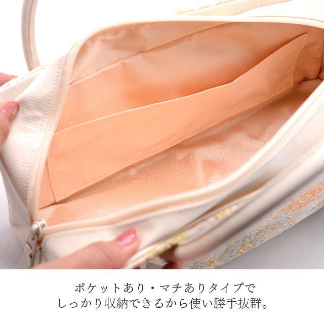 【極美品】利休バッグ ハンドバッグ レザー 刺繍入り 和装 着物 草履 グレー 極美品】利休バッグ ハンドバッグ レザー 刺繍入り 和装 着物