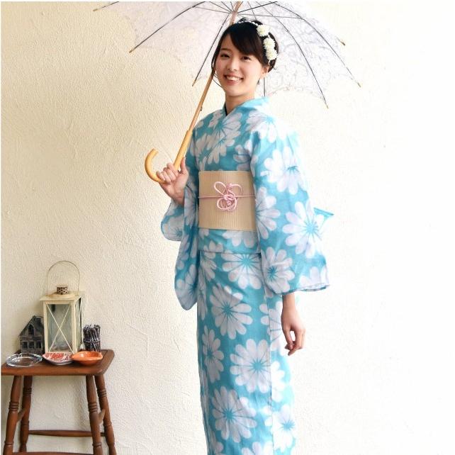 浴衣 レディース 単品 プレタ 仕立て上がり レトロ 女性 綿 麻