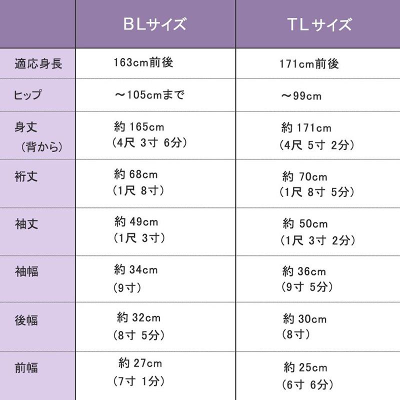 洗える着物 着物 袷 東レシルック 江戸小紋 大きめ 仕立て上がり LL（BL)/TＬサイズ　国産生地 絹のような 日本製 3柄 5種類｜kimono-waku｜19