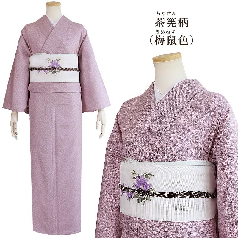 シルック 洗える着物 夏着物 絽 洗える夏着物 Lサイズ 東レ