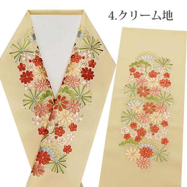半襟 刺繍 振袖 松と梅柄 花柄 前撮り 卒業式 入学式 刺繍半襟 おしゃれ 半衿 着物 シルエリー 白色 黄色 ピンク色 黒色 全9色 Sns映え 光沢感がレフ板効果 Sisyu Haneri 3190 着物通販店 枠 通販 Yahoo ショッピング