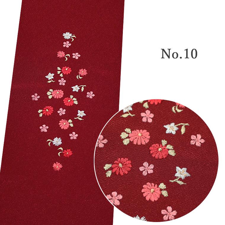 c-957　付下げ　小鳥に草花文様　単衣　刺繍　一ツ紋　重ね衿　居敷当て付き　★ 新柄入荷！／ 刺繍 半衿 半襟 縮緬 ちりめん 刺繍半襟 おしゃれ