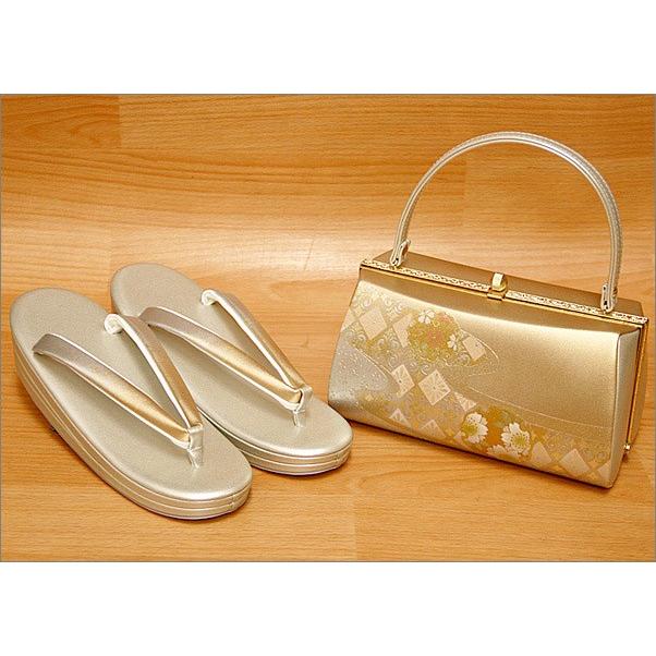 贅沢品 草履バッグセット 留袖 結婚式用草履バッグセット 礼装用 訪問着 LLサイズ 日本製 シルバー系の草履&七宝や花柄のバッグ, マルス 山梨ワイナリー 公式通販 0ad7d3c8