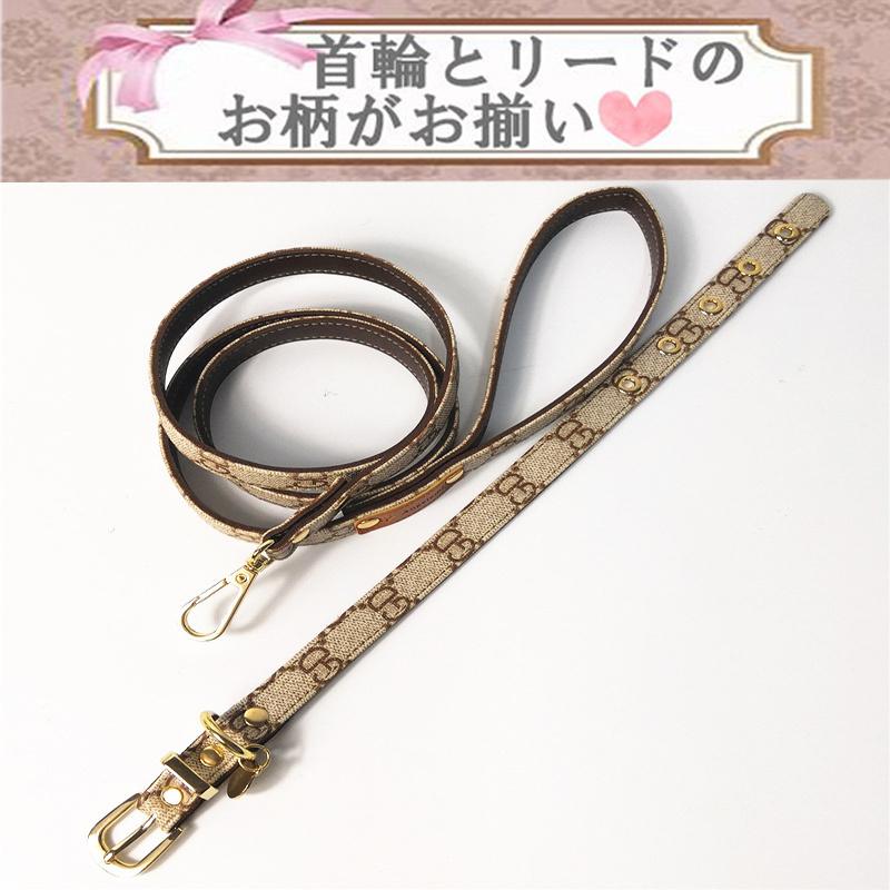 犬 首輪 リードセット おしゃれ 小型犬 かわいい トイプードル
