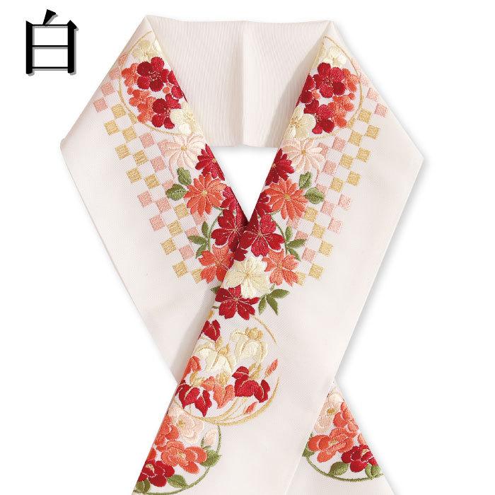 刺繍半襟 振袖 半襟 半衿 刺繍 着物 長襦袢 和装 和服 洗える 刺繍半襟 振袖 半襟 半衿 刺繍 着物 長襦袢 和装 和服 洗える
