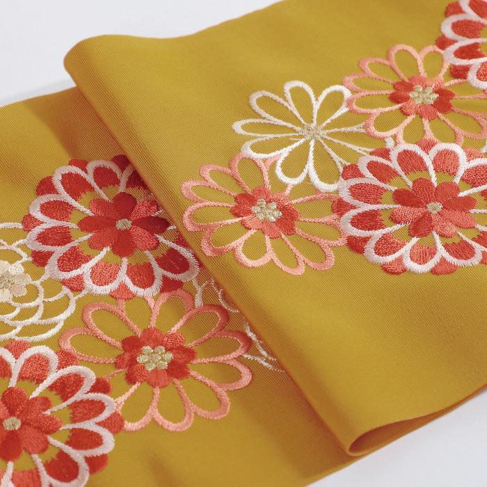 刺繍半襟 振袖 半襟 半衿 刺繍 花嫁 着物 長襦袢 襦袢 和装 和服 はん