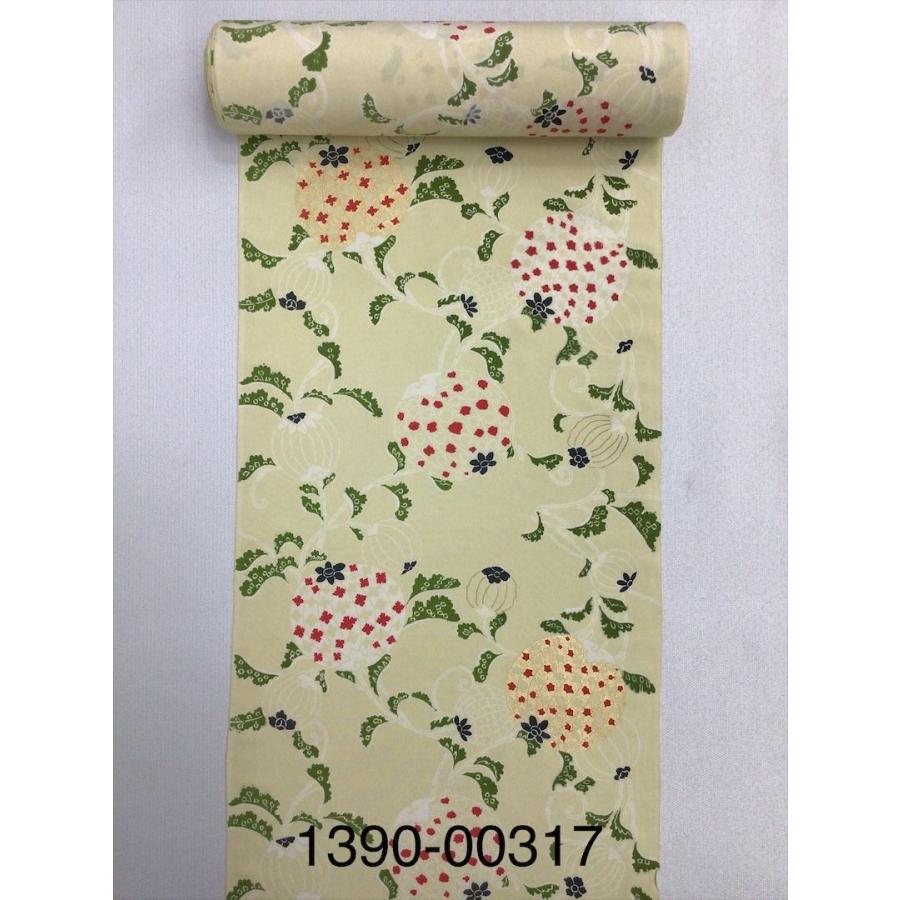 小紋反物 共八掛付 未仕立て品 きもの反物 良品 中古 柄物 正絹 着物 