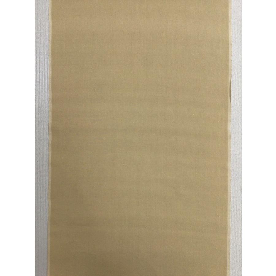 無地紬反物 未仕立て品 きもの反物 反物 良好 中古 ベージュ 正絹 着物 