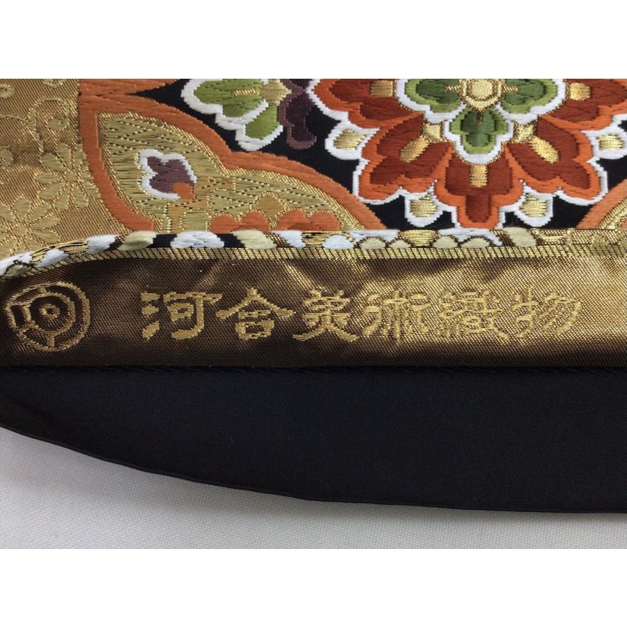 袋帯　宝尽　黒地　振袖　河合美術織物 楽天市場】≪20%OFF/セール≫【袋帯 振袖用 河合美術織物 仕立て付き