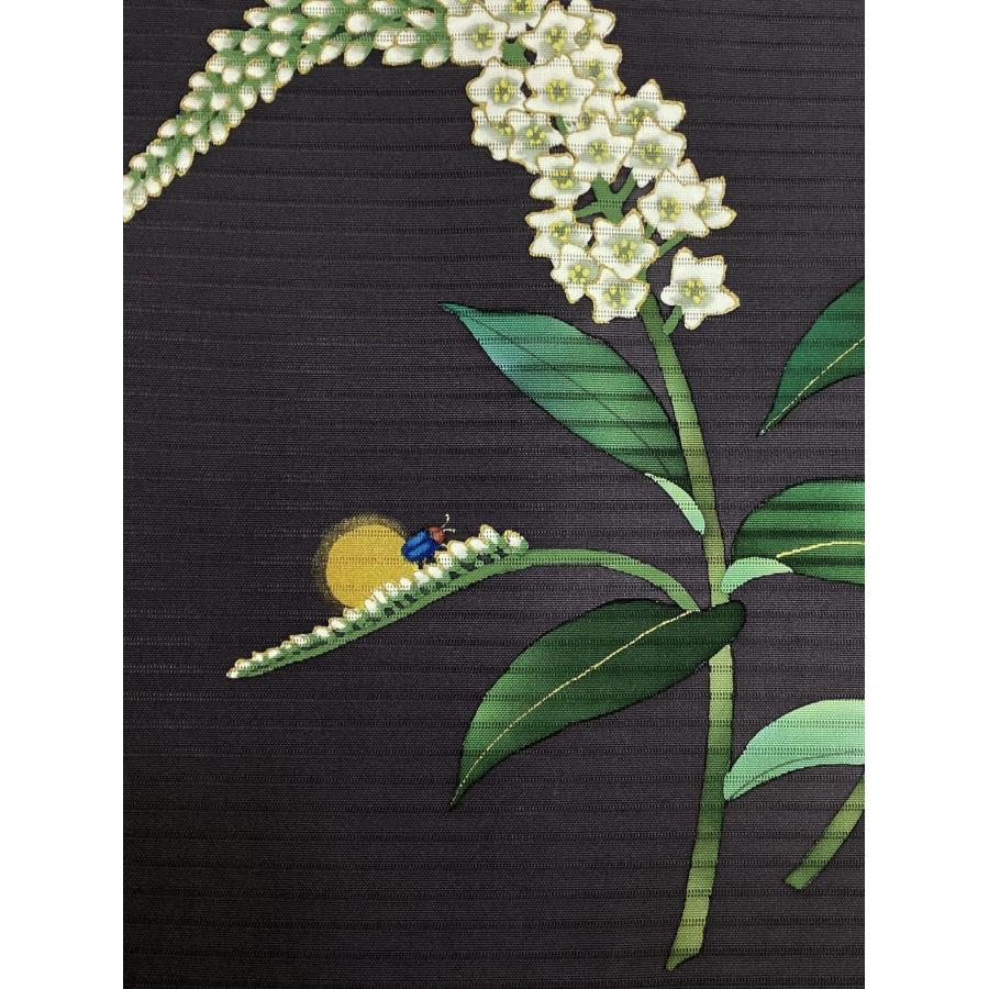 帯 名古屋帯 夏 絽染め名古屋帯 正絹 良品 中古 レディース 女性 着物
