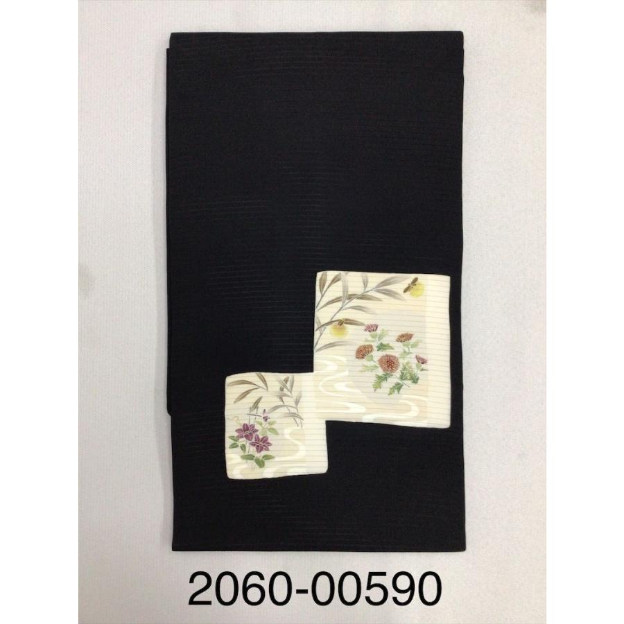 絽塩瀬染名古屋帯 螢 夏帯 正絹 良品 中古 レディース 女性 着物 和装