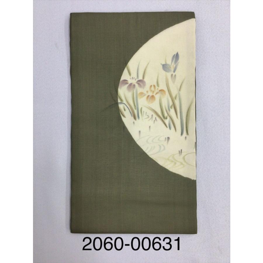 夏染め名古屋帯 正絹 中古 夏帯 名古屋帯 杜若 レディース 女性 着物