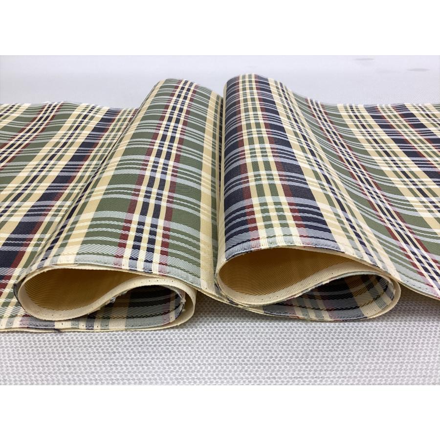 平和屋着物○六通柄袋帯 鎧脅し 黒地 金糸 正絹 逸品 DAAY1257ps