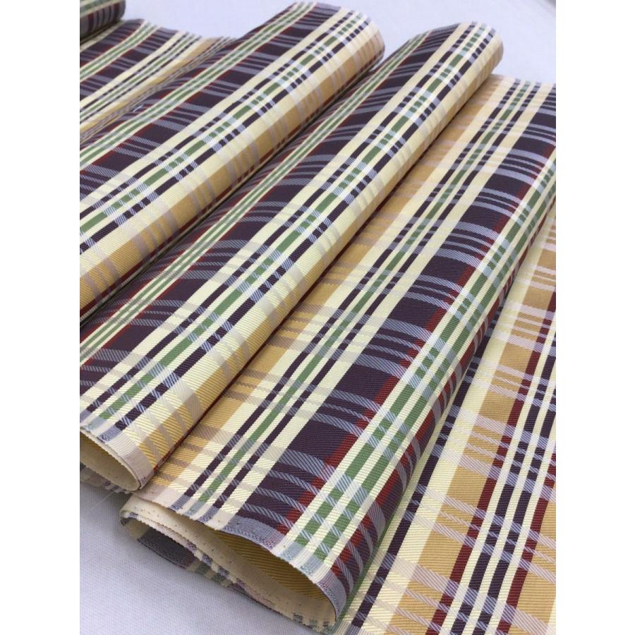 未仕立て品 帯 反物 人間国宝 喜多川俵二 俵屋 厚板格子文 名古屋帯