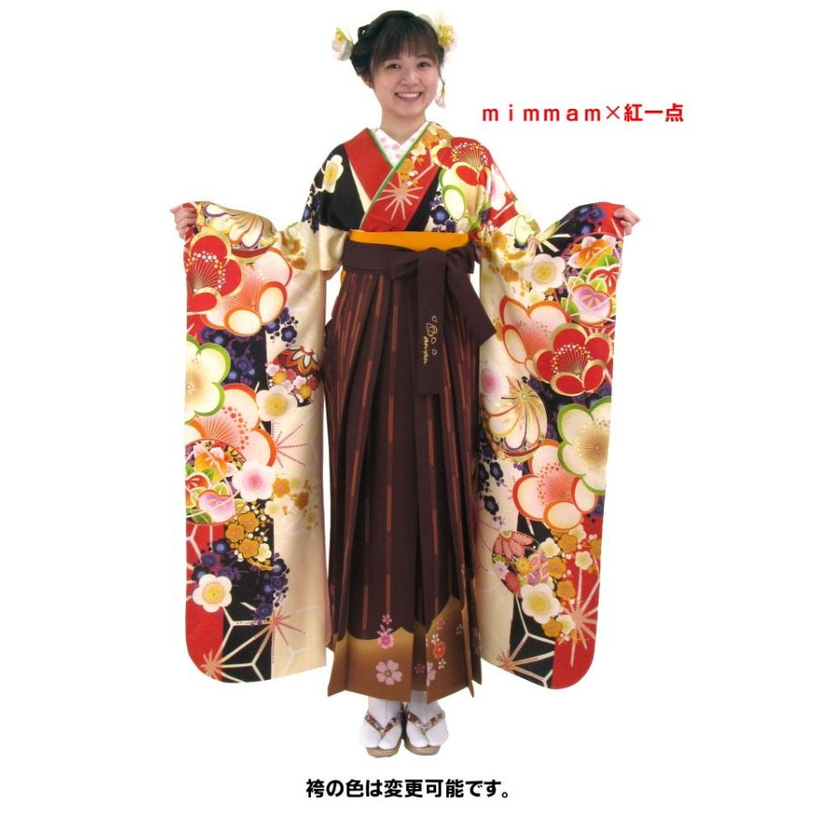 【早い者勝ち！】 ｍｉｍｍａｍ×紅一点 　袴レンタル Ｌ−１７５番　１９点フルセットレンタル 往復送料無料 【2179366365】(11500円)