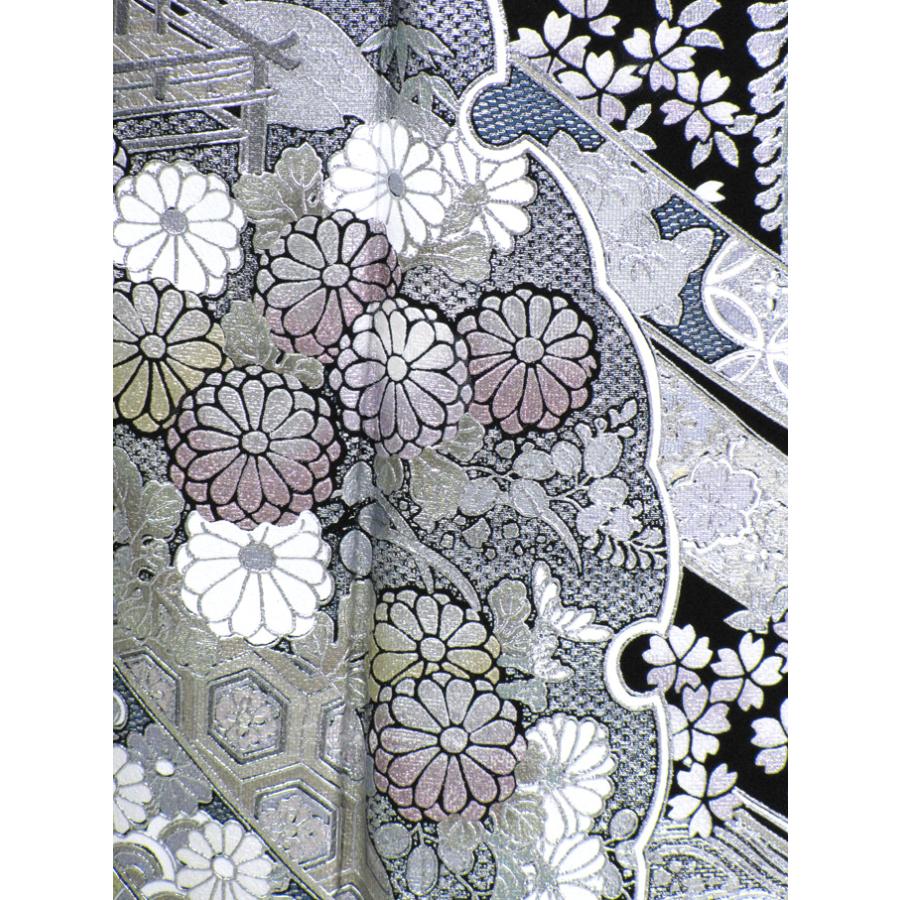 YUMI KATSURA（ユミカツラ） 桂由美/銀扇 黒留袖レンタル 1273番