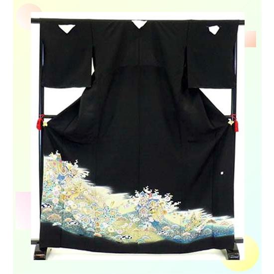 黒留袖レンタル ４８１番　２０点フルセットレンタル 往復送料無料 |  | 02