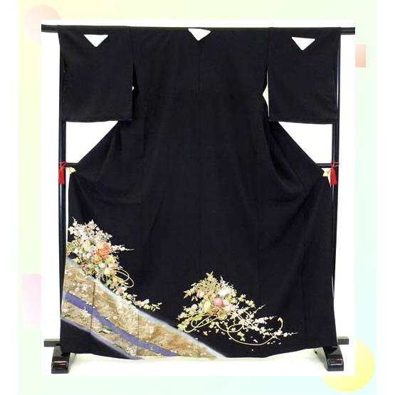 黒留袖レンタル ４８８番　２０点フルセットレンタル 往復送料無料 |  | 02