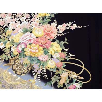 黒留袖レンタル ４８８番　２０点フルセットレンタル 往復送料無料 |  | 03