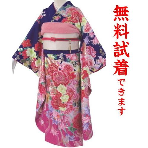 『假屋崎省吾』振袖6点セット 假屋崎省吾 振袖レンタル M−346番 フルセットレンタル 成人
