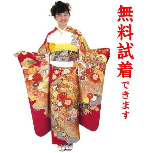 桂由美　振袖レンタル Ｔ−７０９番　フルセットレンタル　成人式　髪飾り 往復送料無料