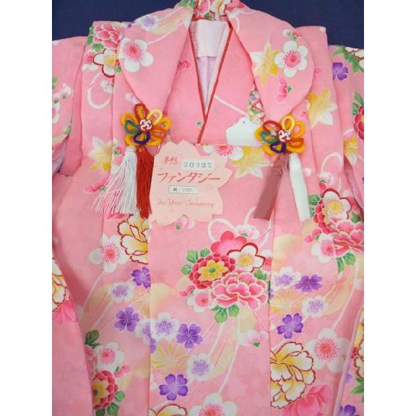 七五三 3歳着物 被布セット 正絹 ピンク 七五三（三歳用）被布6点セット おとめ ピンク | 子供の着物